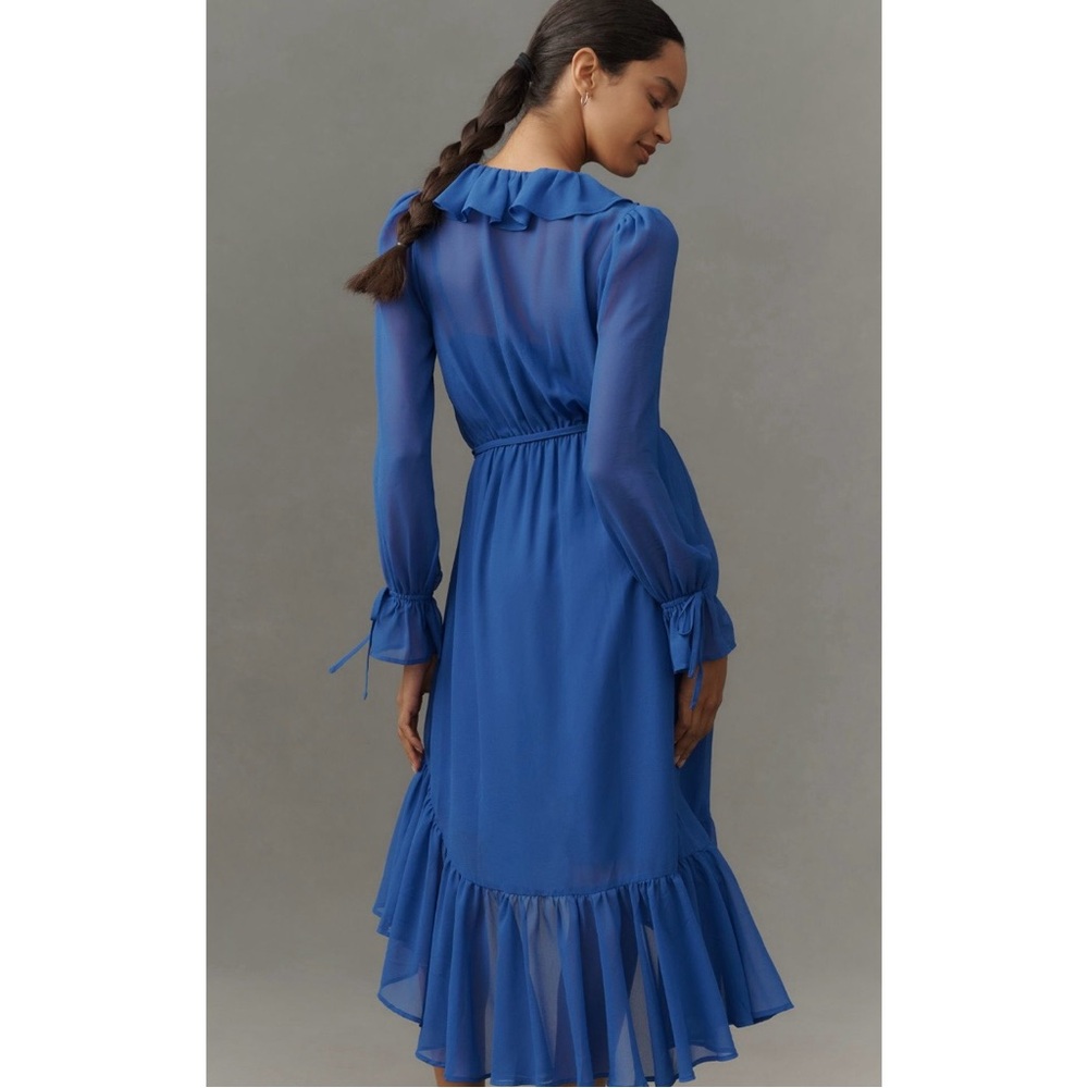 ANTHROPOLOGIE Ruffle Midi Dress - Picture 4 of 4